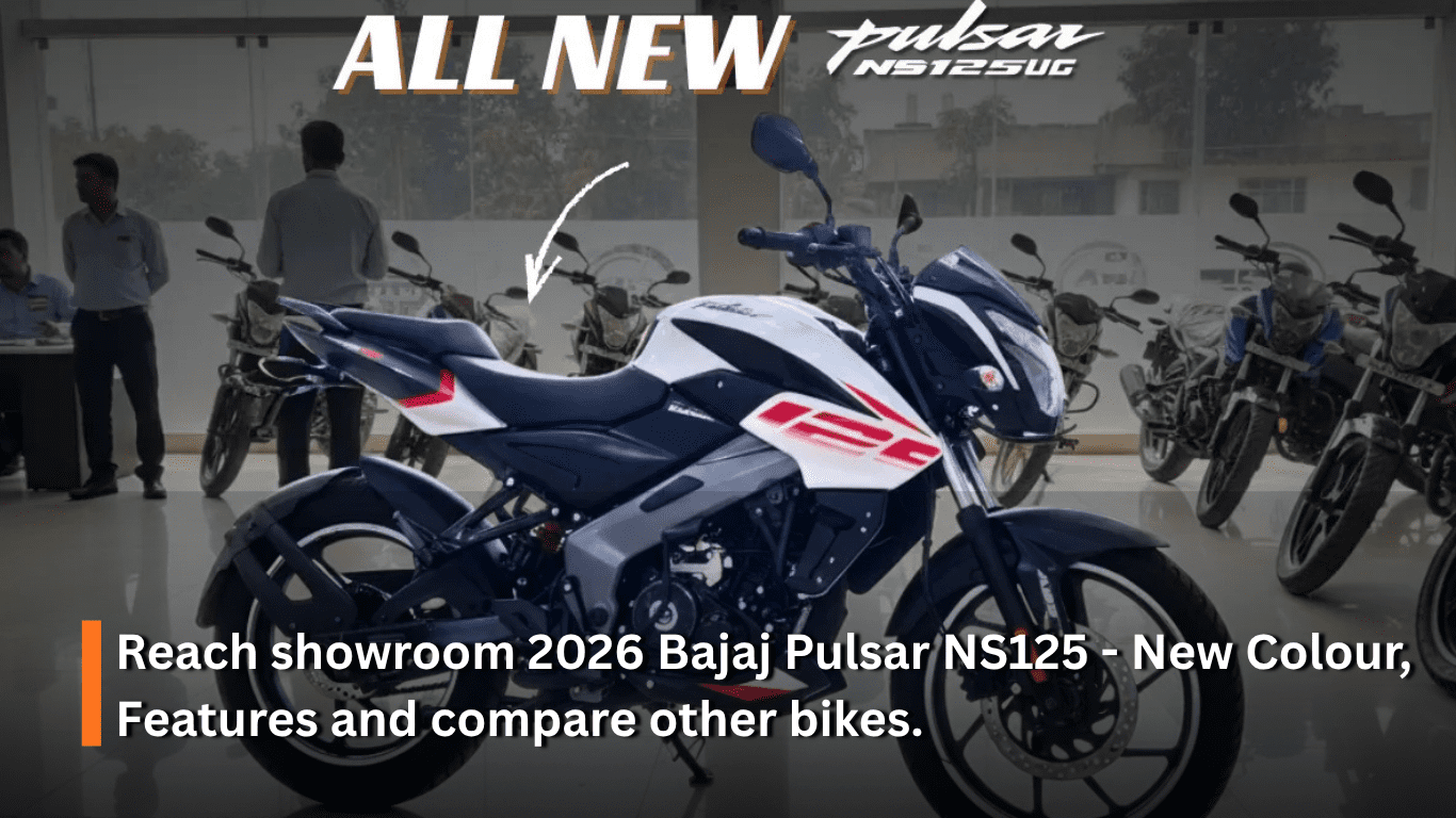 Reach showroom 2026 Bajaj Pulsar NS125 - New Colour, Features and compare other bikes.