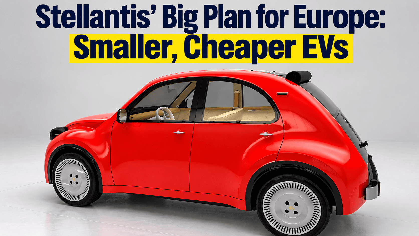 Stellantis’ Big Plan for Europe: Smaller, Cheaper EVs