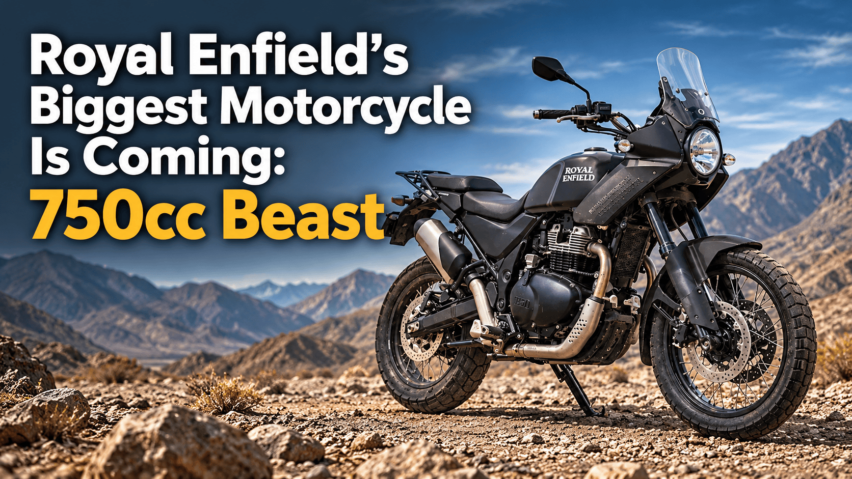 Royal Enfield’s Biggest Motorcycle Is Coming: 750cc Beast